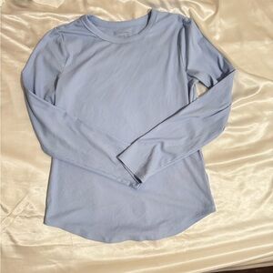 Light Blue Long Sleeve Top